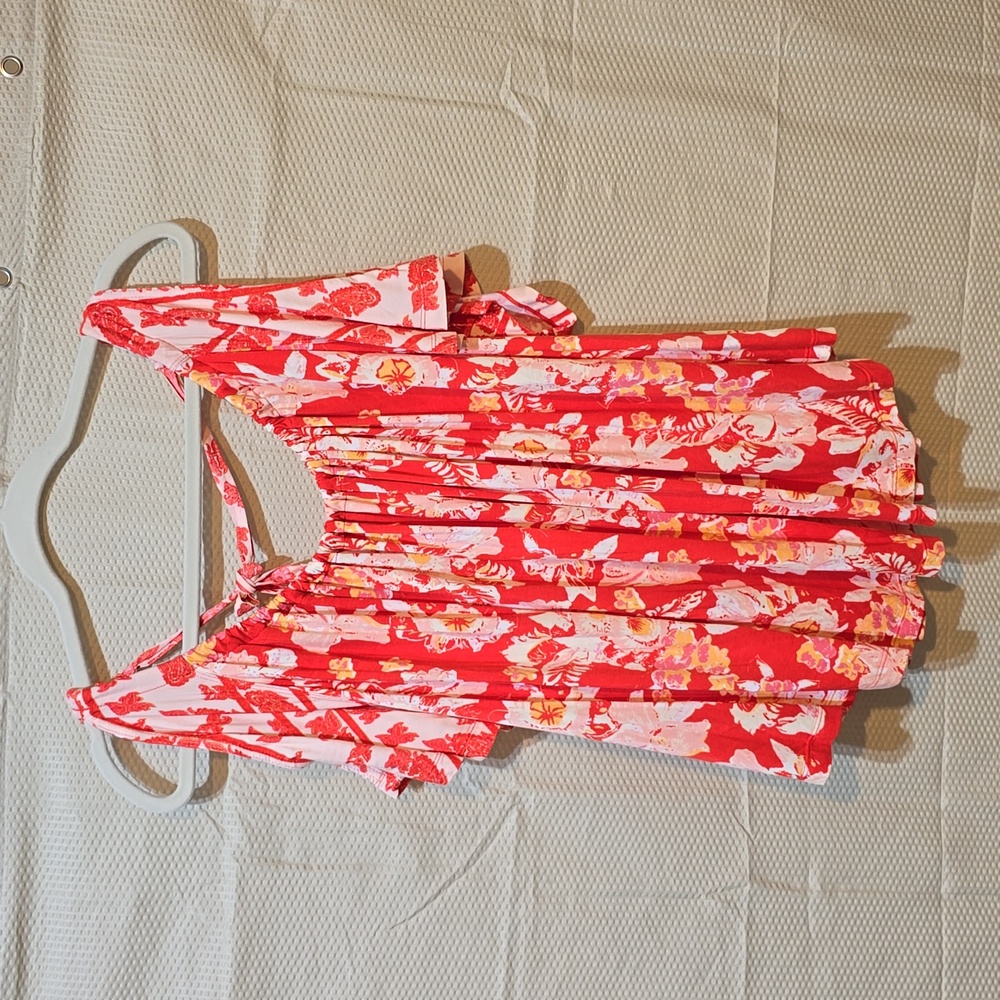 Women's free people,  Sz L, Floral, cold shoulder, comfy top